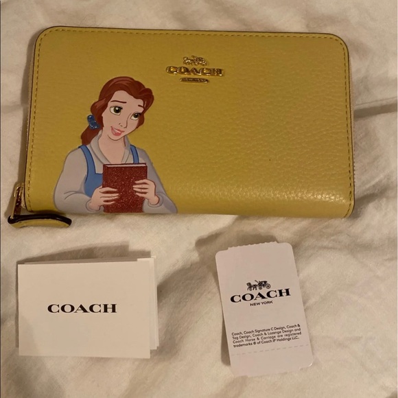 Disney X Coach Medium Id Zip Wallet